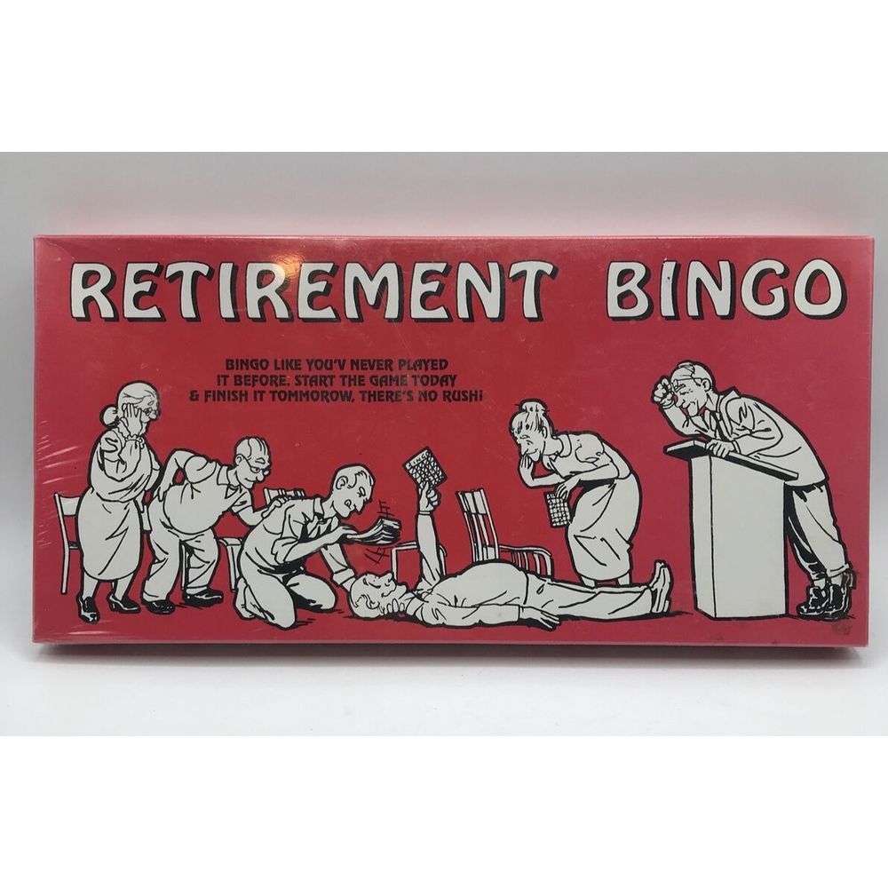 Retirement Bingo Game By Forum‎ Novelties  Circa 1993 New Sealed